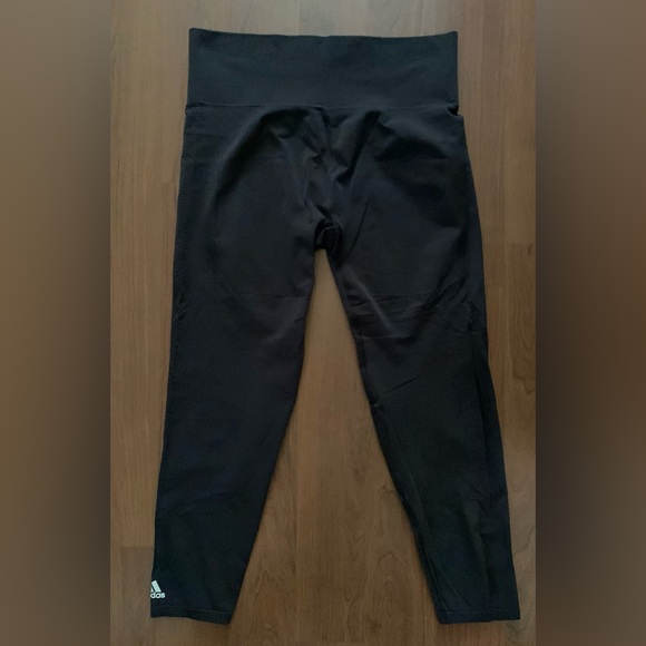 ADIDAS Women’s Primeknit Leggings Black Size XLarge - Picture 2 of 5